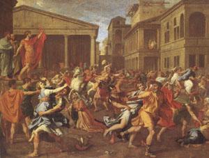 Nicolas Poussin The Rape of the Sabines (mk05) China oil painting art